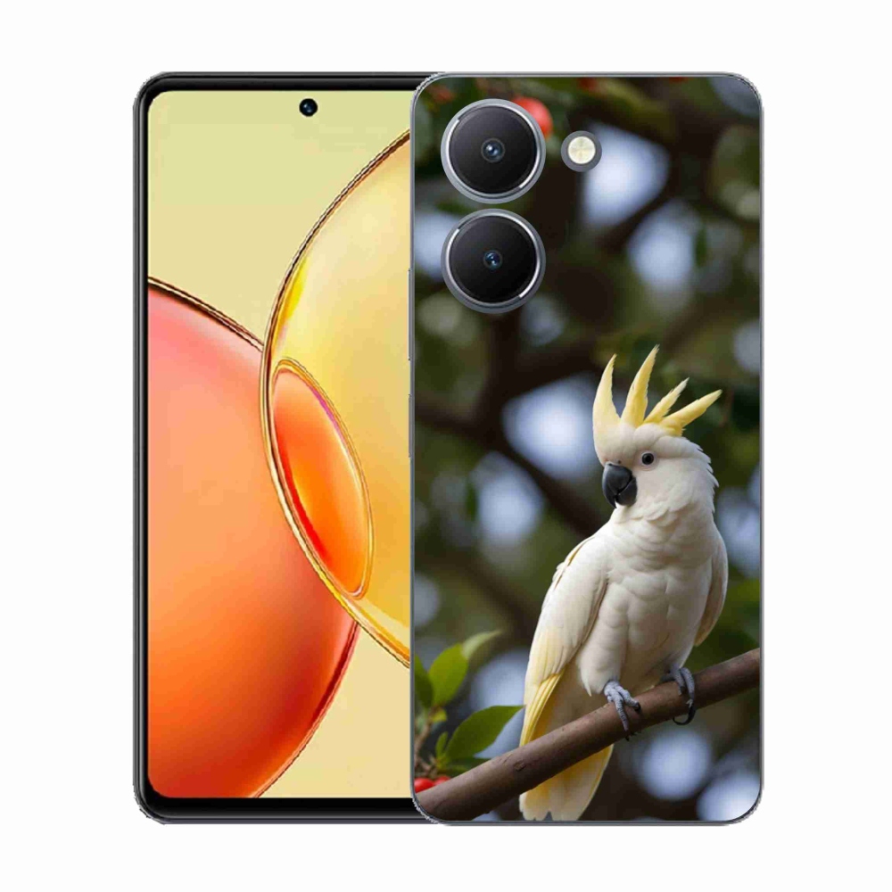 Gelový kryt mmCase na Vivo Y36 - papoušek kakadu 3