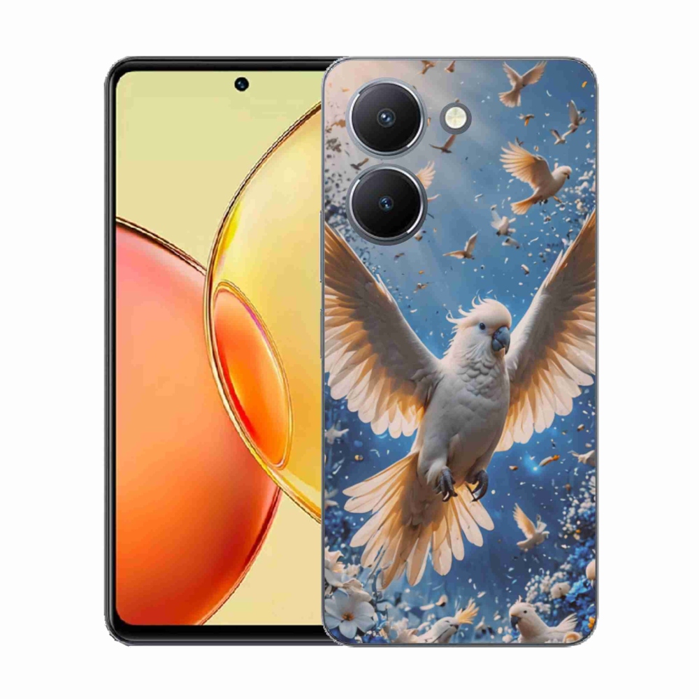 Gelový kryt mmCase na Vivo Y36 - papoušek kakadu