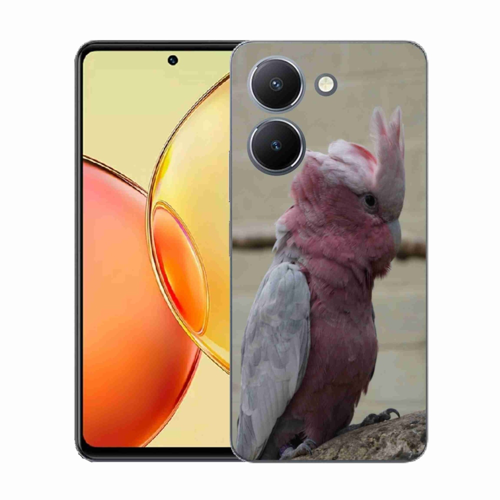 Gelový kryt mmCase na Vivo Y36 - papoušek kakadu růžový