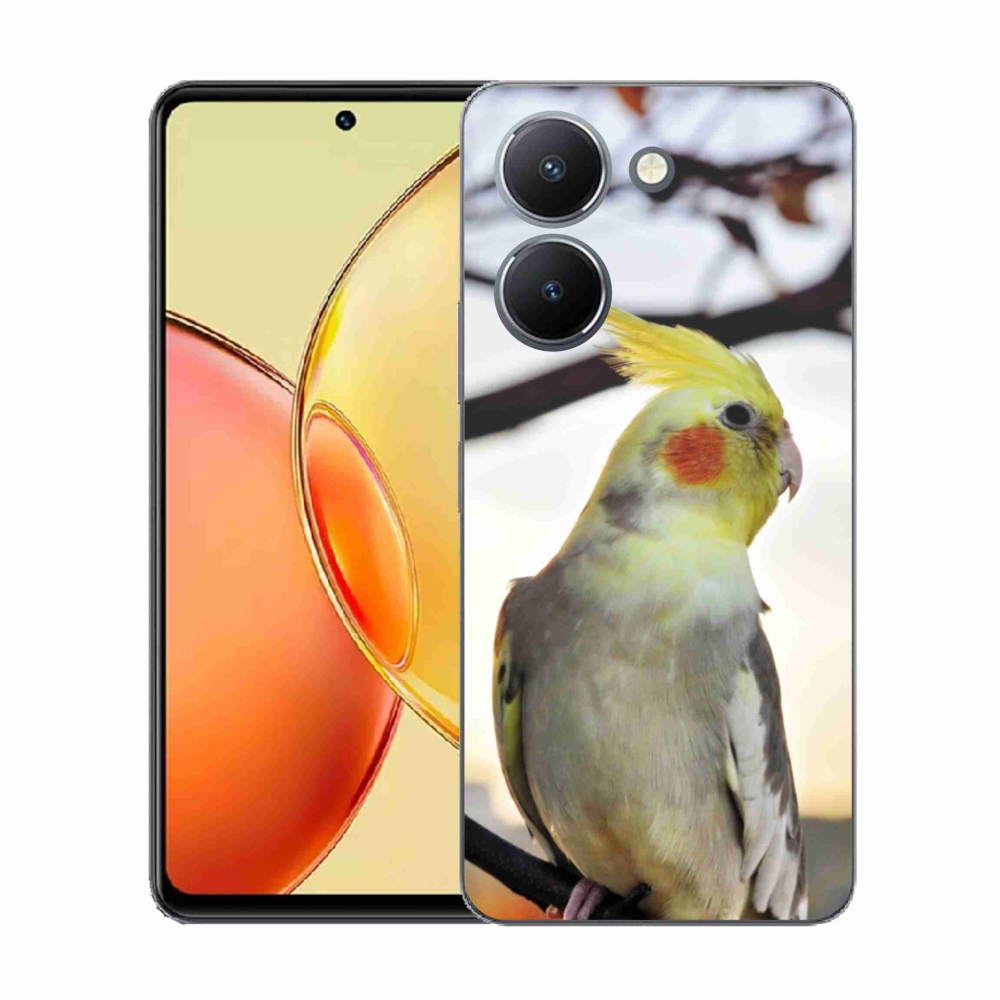Gelový kryt mmCase na Vivo Y36 - papoušek korela