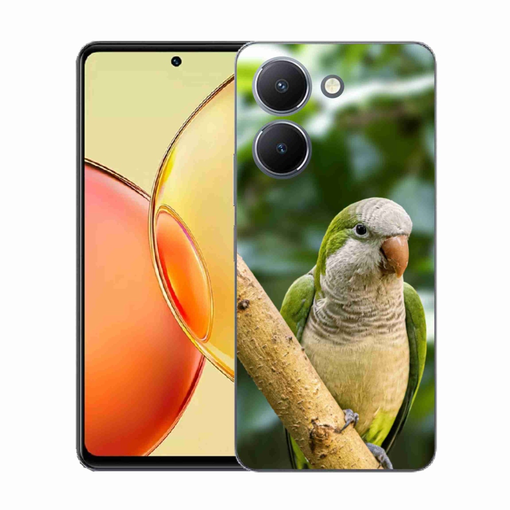 Gelový kryt mmCase na Vivo Y36 - papoušek mníšek
