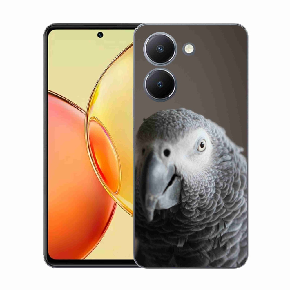 Gelový kryt mmCase na Vivo Y36 - papoušek žako 2