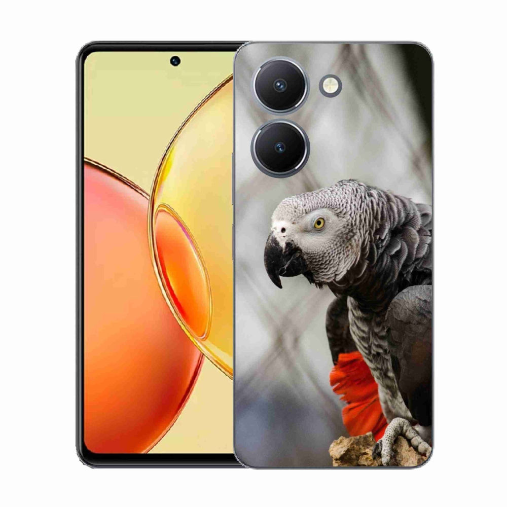Gelový kryt mmCase na Vivo Y36 - papoušek žako 3