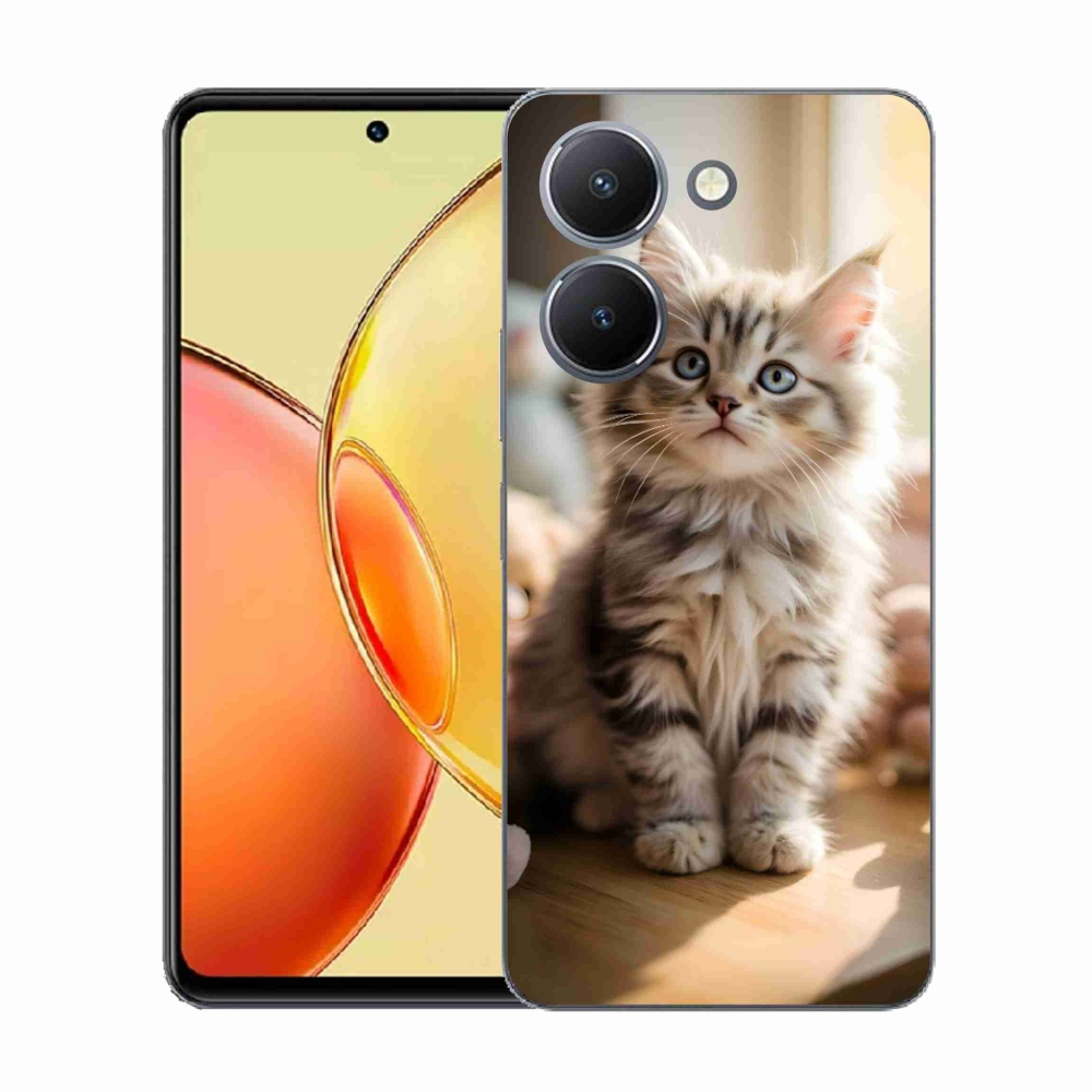 Gelový kryt mmCase na Vivo Y36 - roztomilé kotě 10