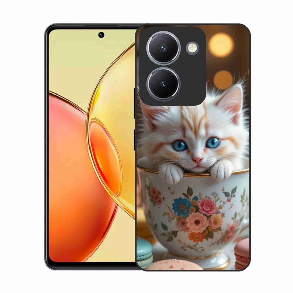 Gelový kryt mmCase na Vivo Y36 - roztomilé kotě 6