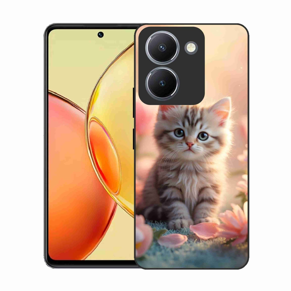 Gelový kryt mmCase na Vivo Y36 - roztomilé kotě 8