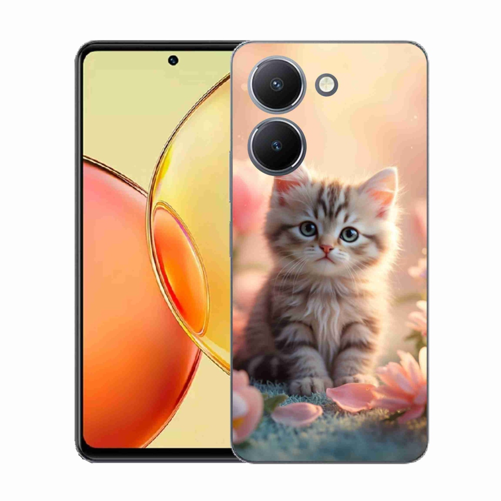 Gelový kryt mmCase na Vivo Y36 - roztomilé kotě 8