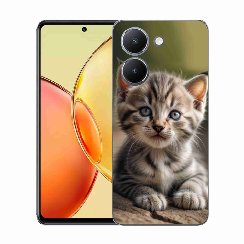 Gelový kryt mmCase na Vivo Y36 - roztomilé kotě 9