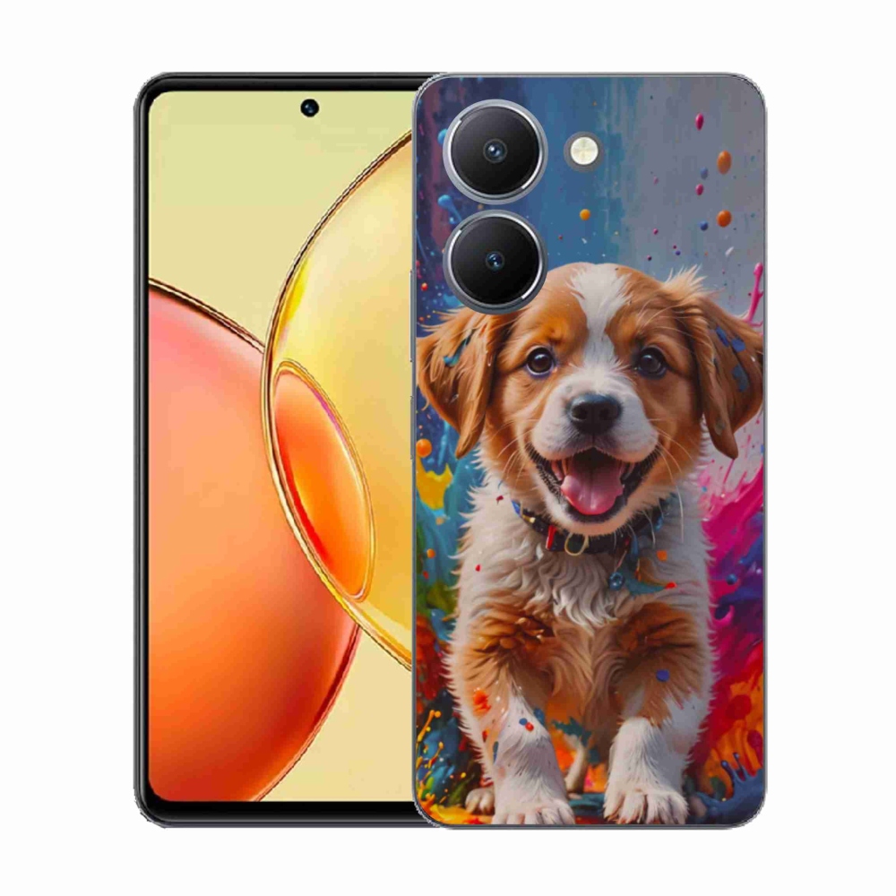 Gelový kryt mmCase na Vivo Y36 - roztomilé štěně 3