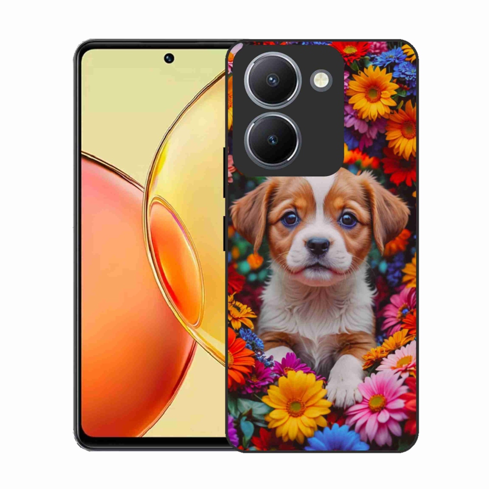Gelový kryt mmCase na Vivo Y36 - roztomilé štěně