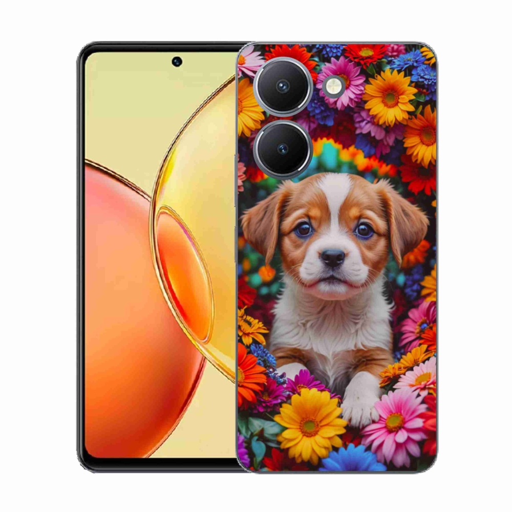 Gelový kryt mmCase na Vivo Y36 - roztomilé štěně
