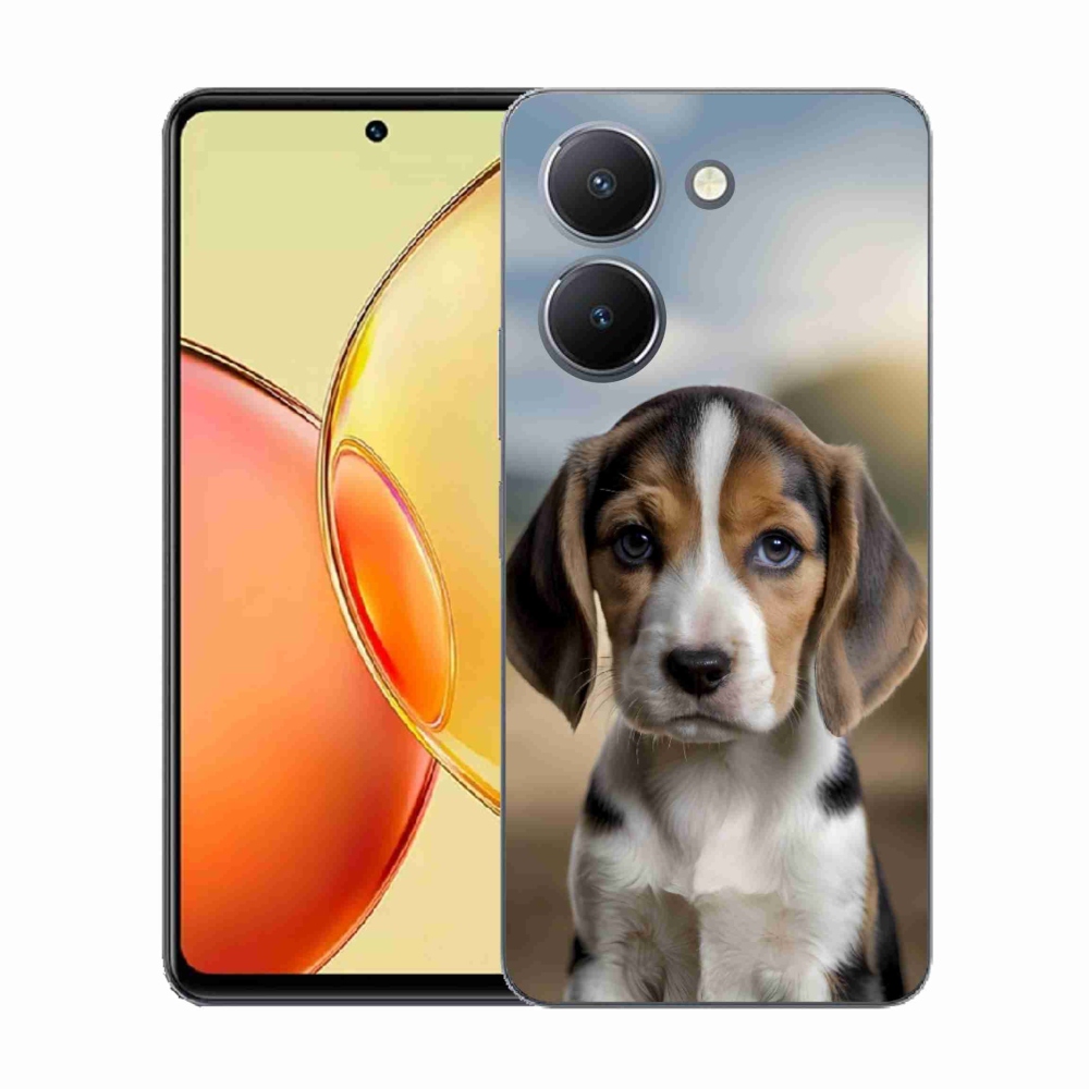 Gelový kryt mmCase na Vivo Y36 - roztomilý bígl