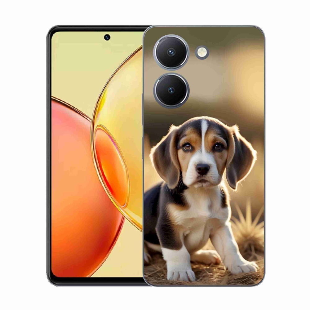 Gelový kryt mmCase na Vivo Y36 - roztomilý bígl