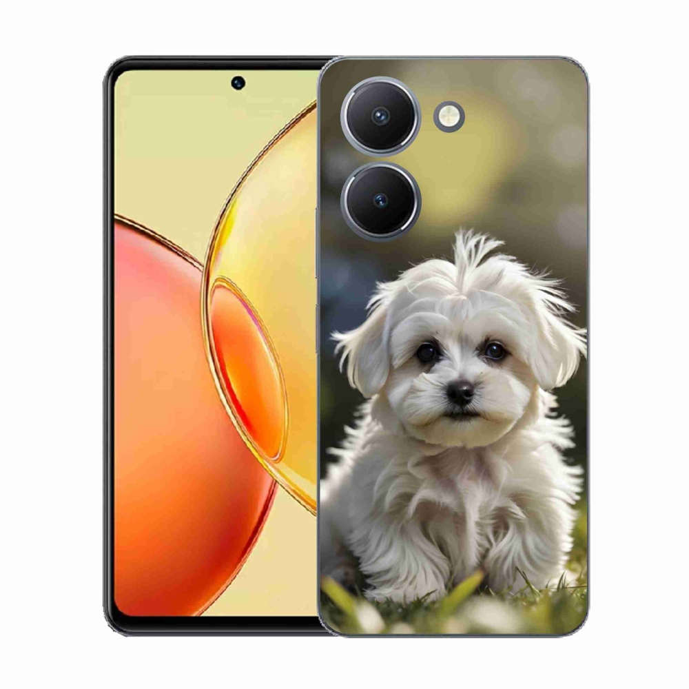 Gelový kryt mmCase na Vivo Y36 - roztomilý maltézský psík