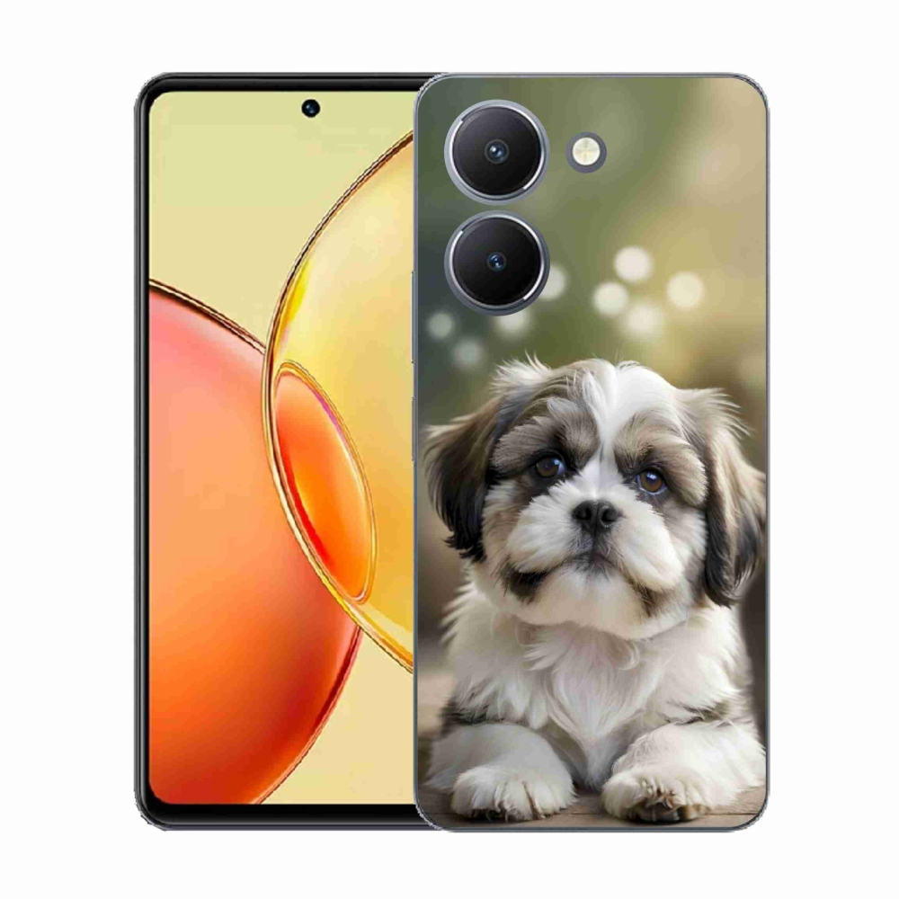 Gelový kryt mmCase na Vivo Y36 - roztomilý shih-tzu