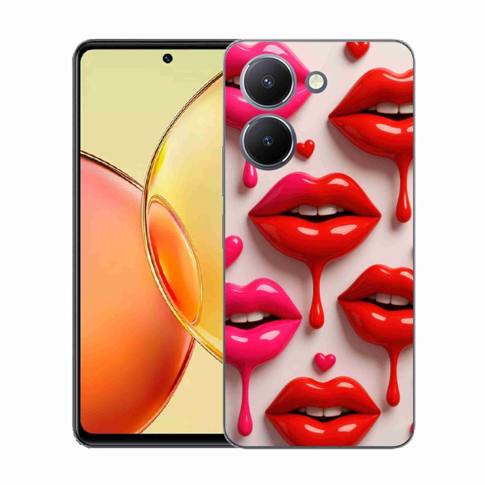 Gelový kryt mmCase na Vivo Y36 - rty 2
