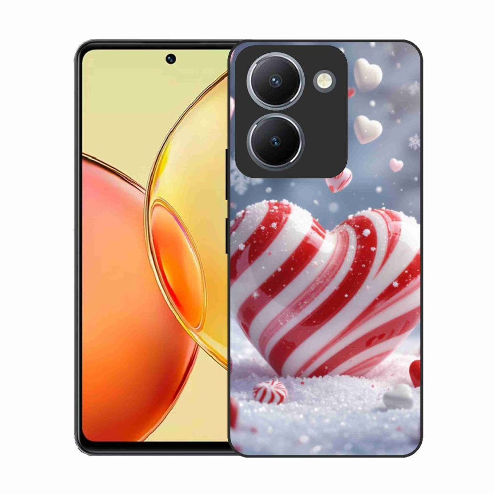 Gelový kryt mmCase na Vivo Y36 - sladké srdce