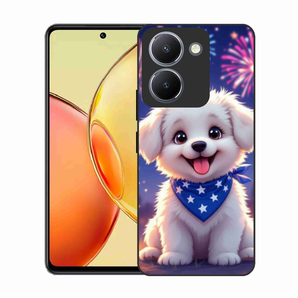 Gelový kryt mmCase na Vivo Y36 - slavnostní štěně