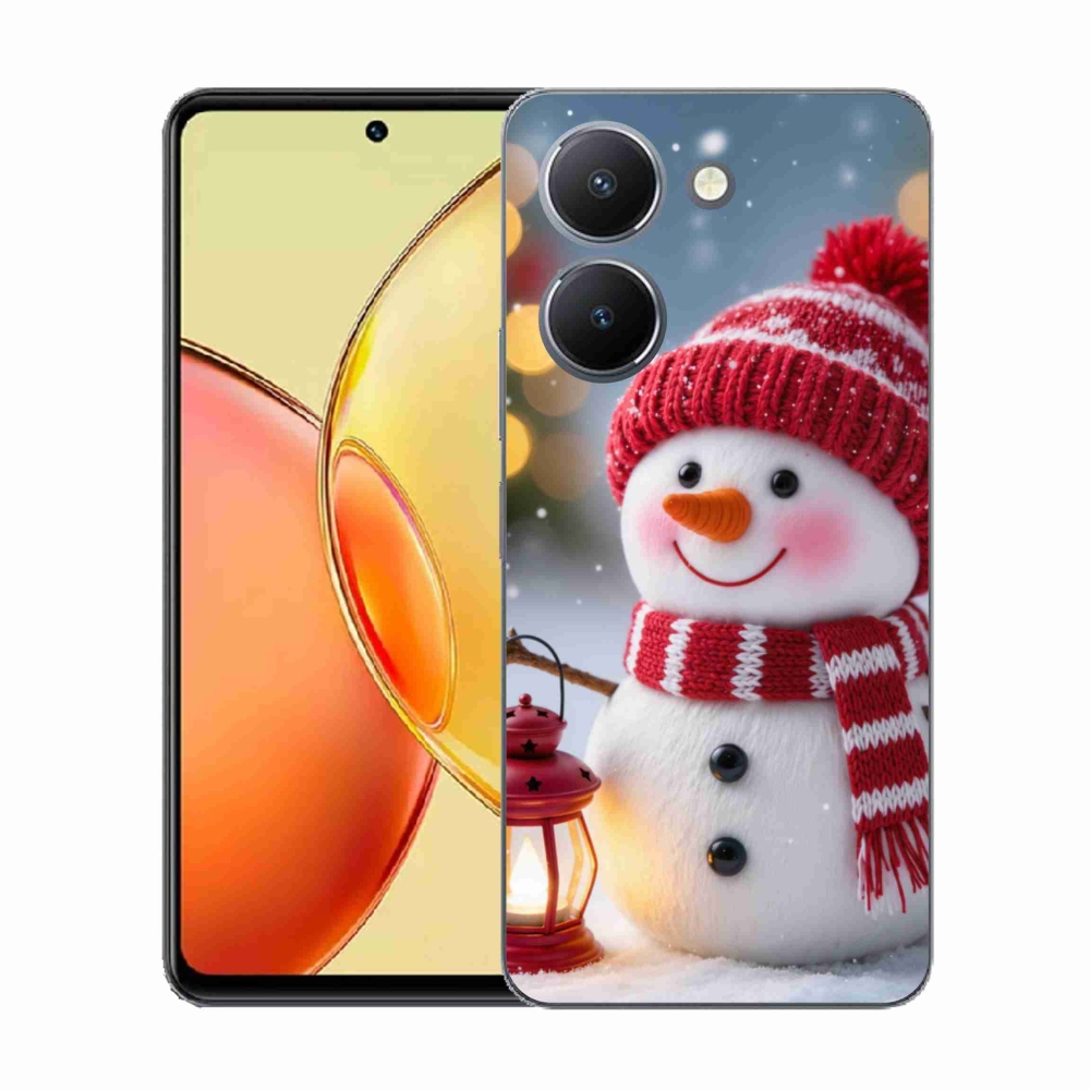 Gelový kryt mmCase na Vivo Y36 - sněhulák 2