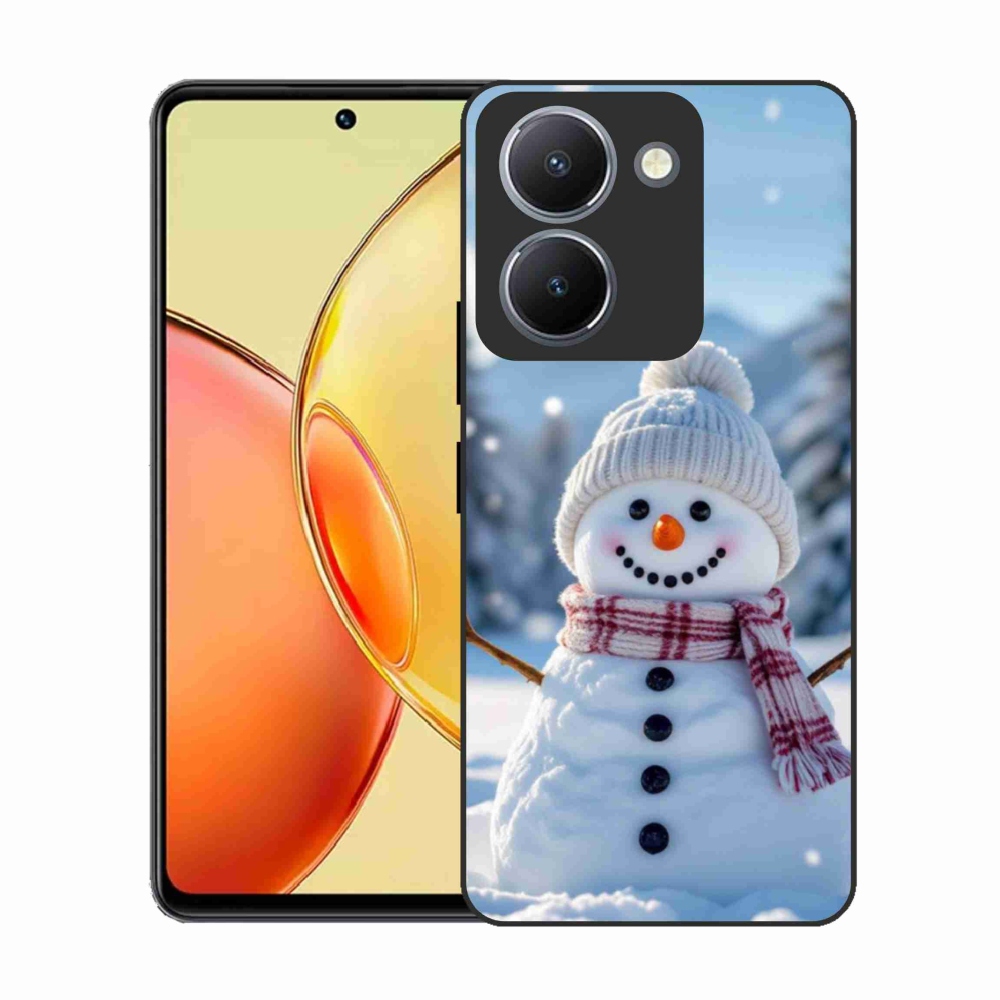Gelový kryt mmCase na Vivo Y36 - sněhulák 3