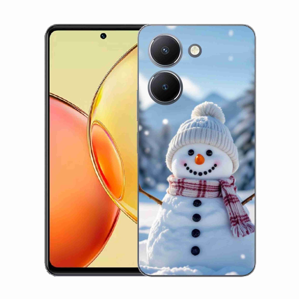 Gelový kryt mmCase na Vivo Y36 - sněhulák 3