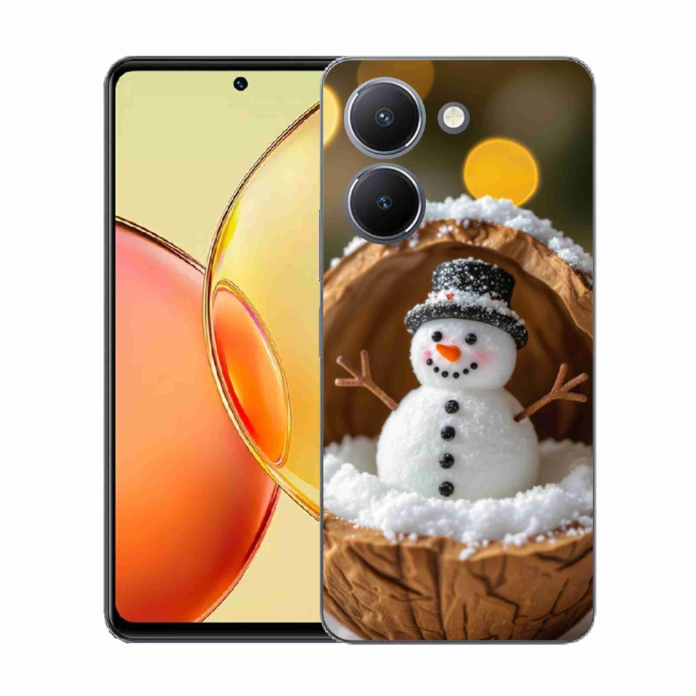 Gelový kryt mmCase na Vivo Y36 - sněhulák 4