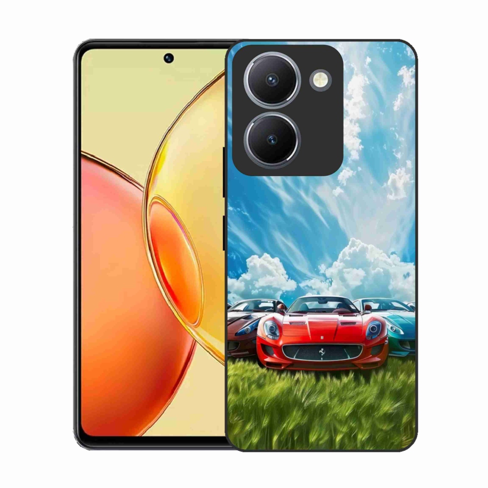 Gelový kryt mmCase na Vivo Y36 - sportovní vozy