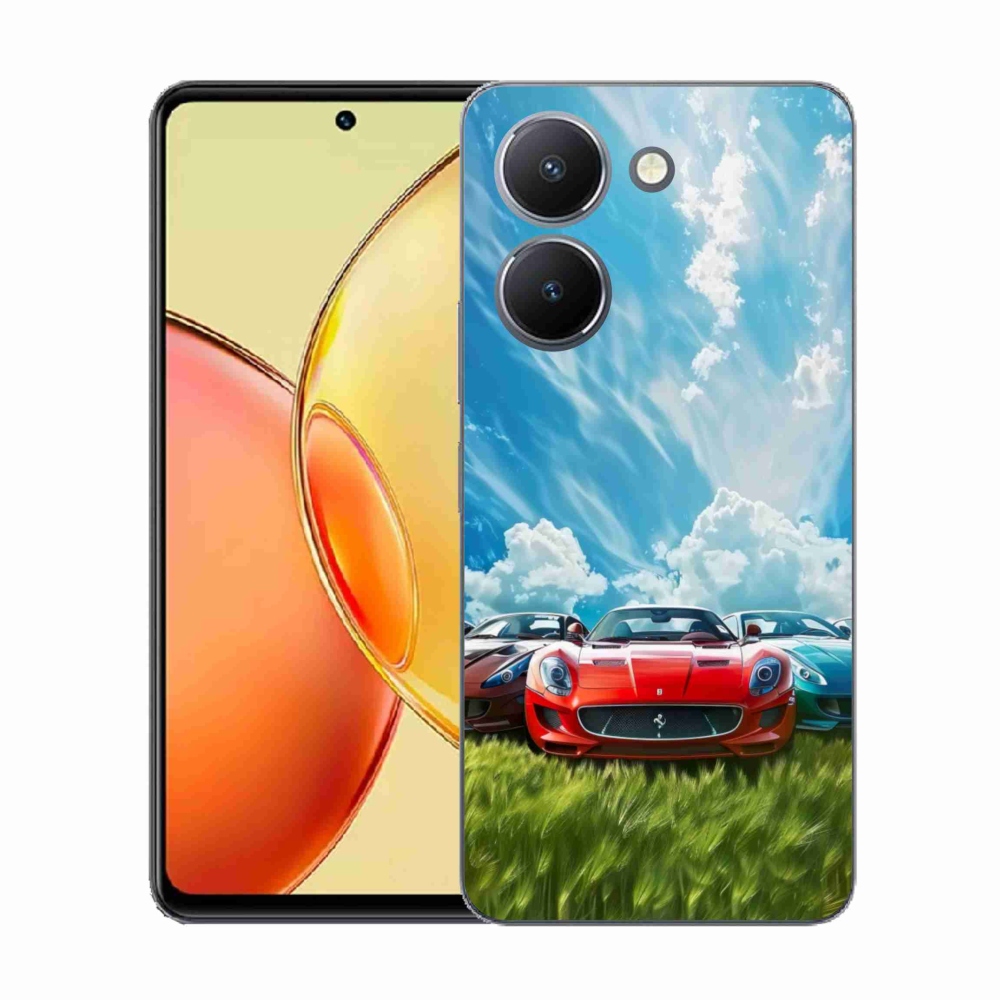Gelový kryt mmCase na Vivo Y36 - sportovní vozy