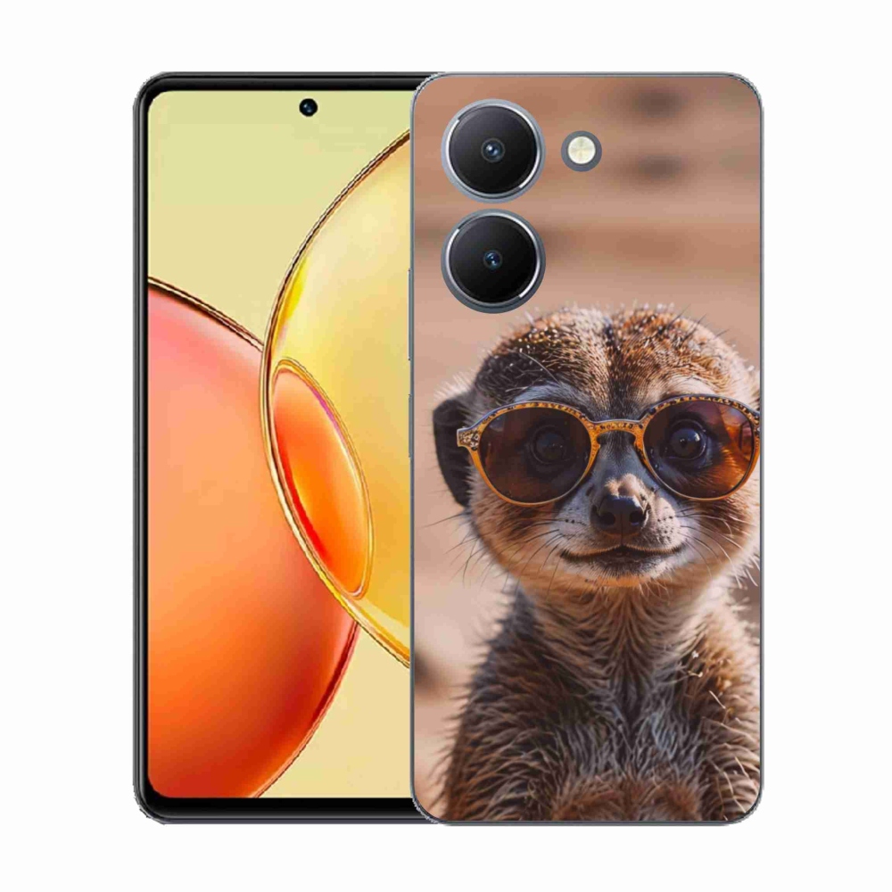 Gelový kryt mmCase na Vivo Y36 - stylová surikata