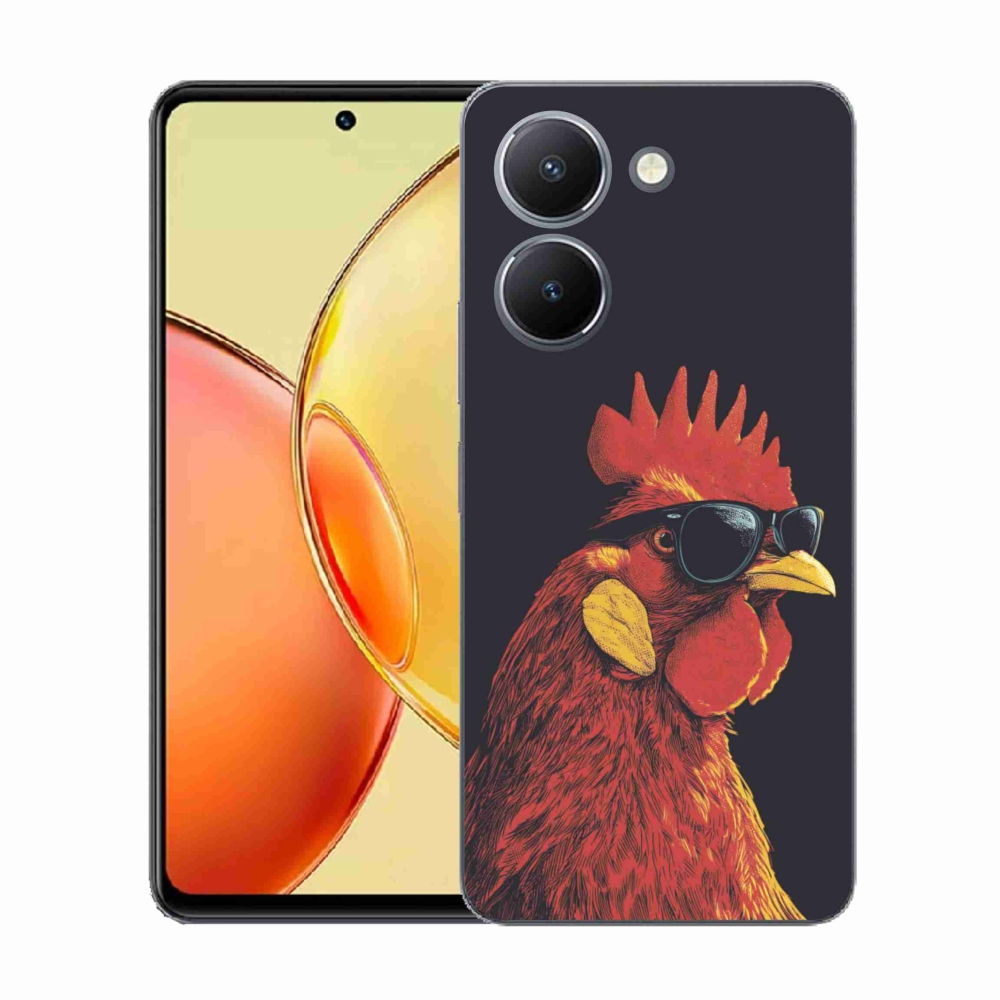 Gelový kryt mmCase na Vivo Y36 - stylový kohout
