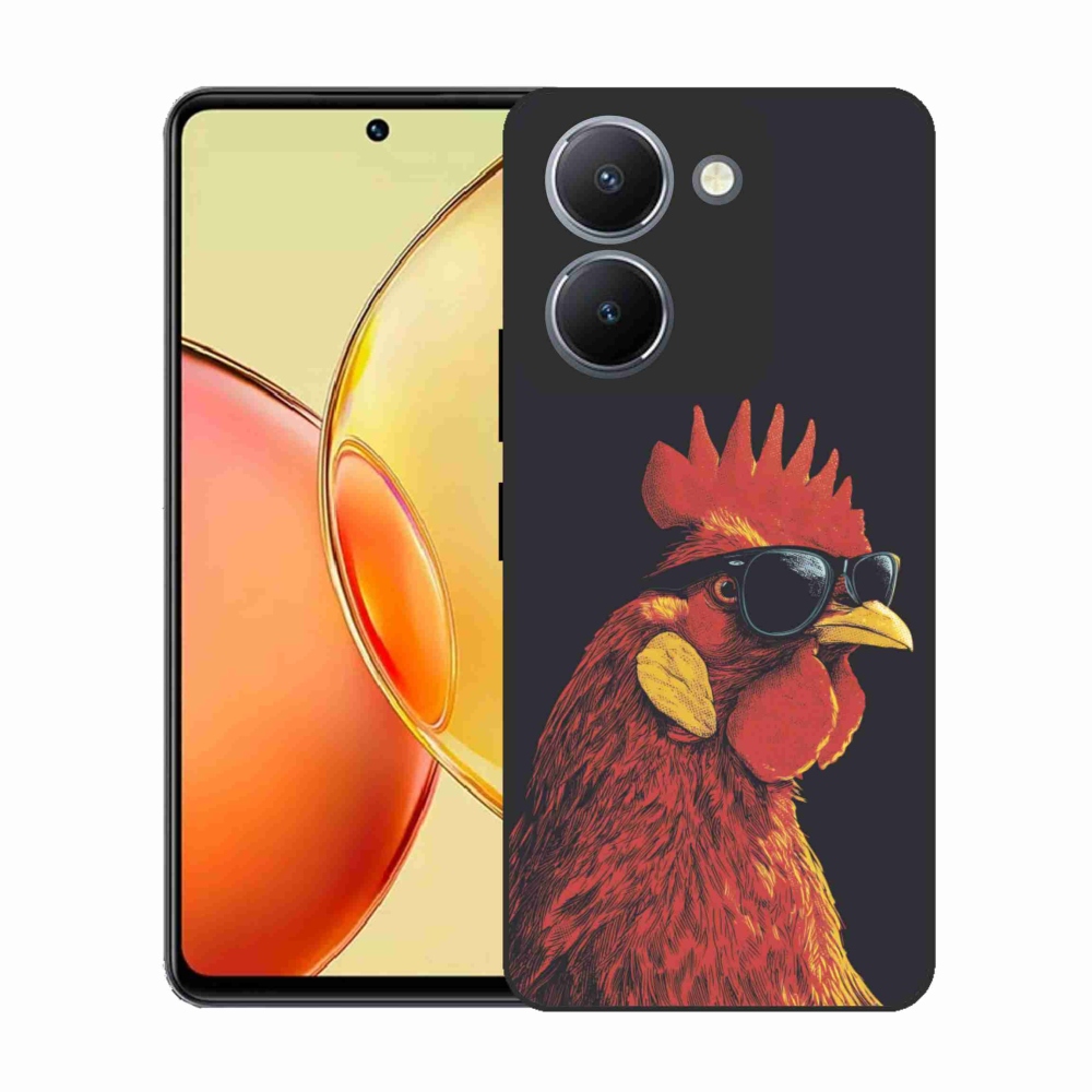 Gelový kryt mmCase na Vivo Y36 - stylový kohout