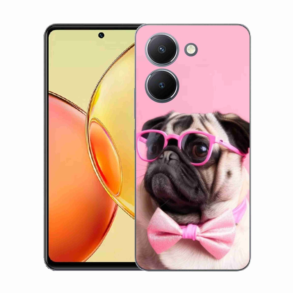 Gelový kryt mmCase na Vivo Y36 - stylový mops