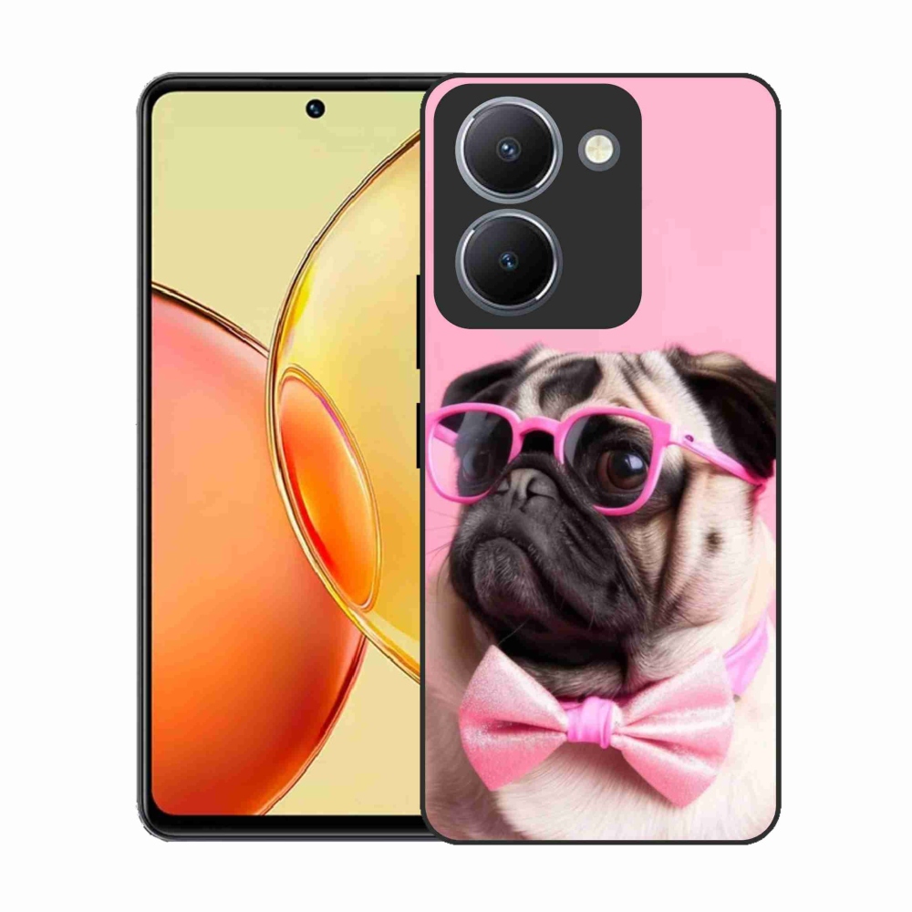 Gelový kryt mmCase na Vivo Y36 - stylový mops