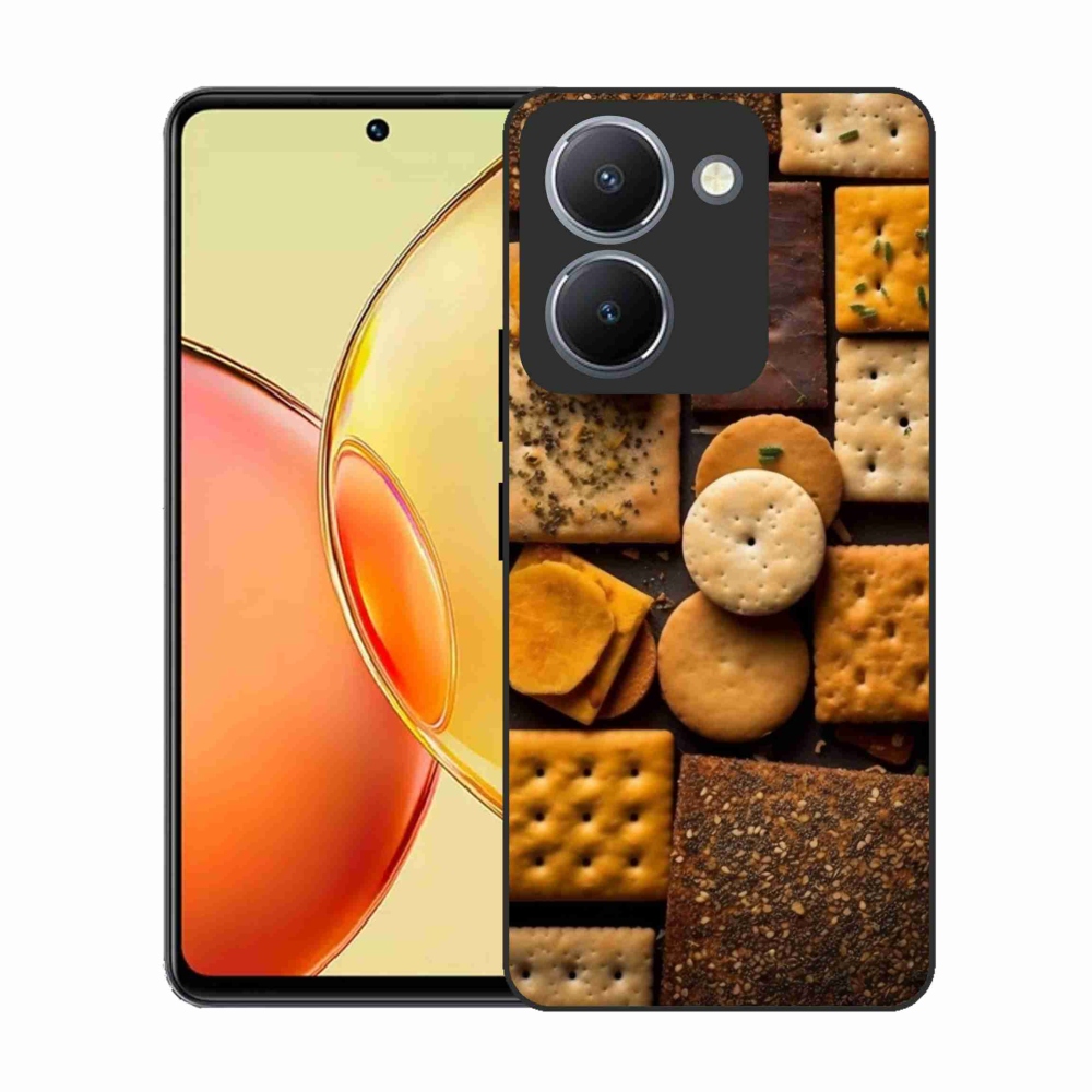 Gelový kryt mmCase na Vivo Y36 - sušenky