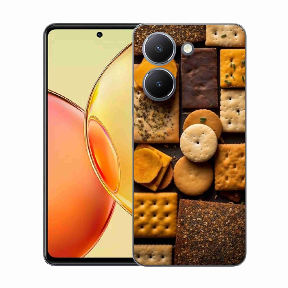 Gelový kryt mmCase na Vivo Y36 - sušenky