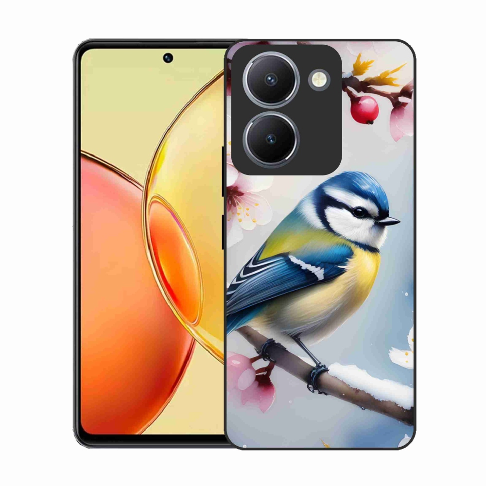 Gelový kryt mmCase na Vivo Y36 - sýkorka