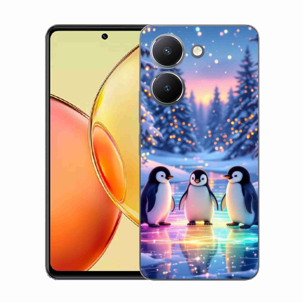 Gelový kryt mmCase na Vivo Y36 - tučnáci