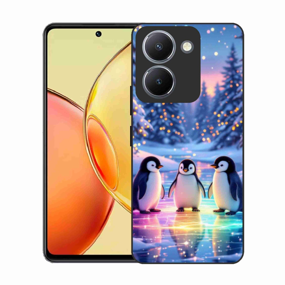 Gelový kryt mmCase na Vivo Y36 - tučnáci