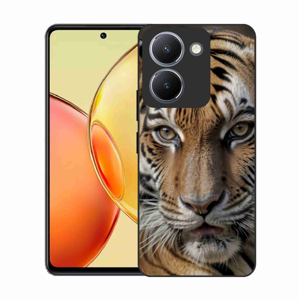 Gelový kryt mmCase na Vivo Y36 - tygří pohled