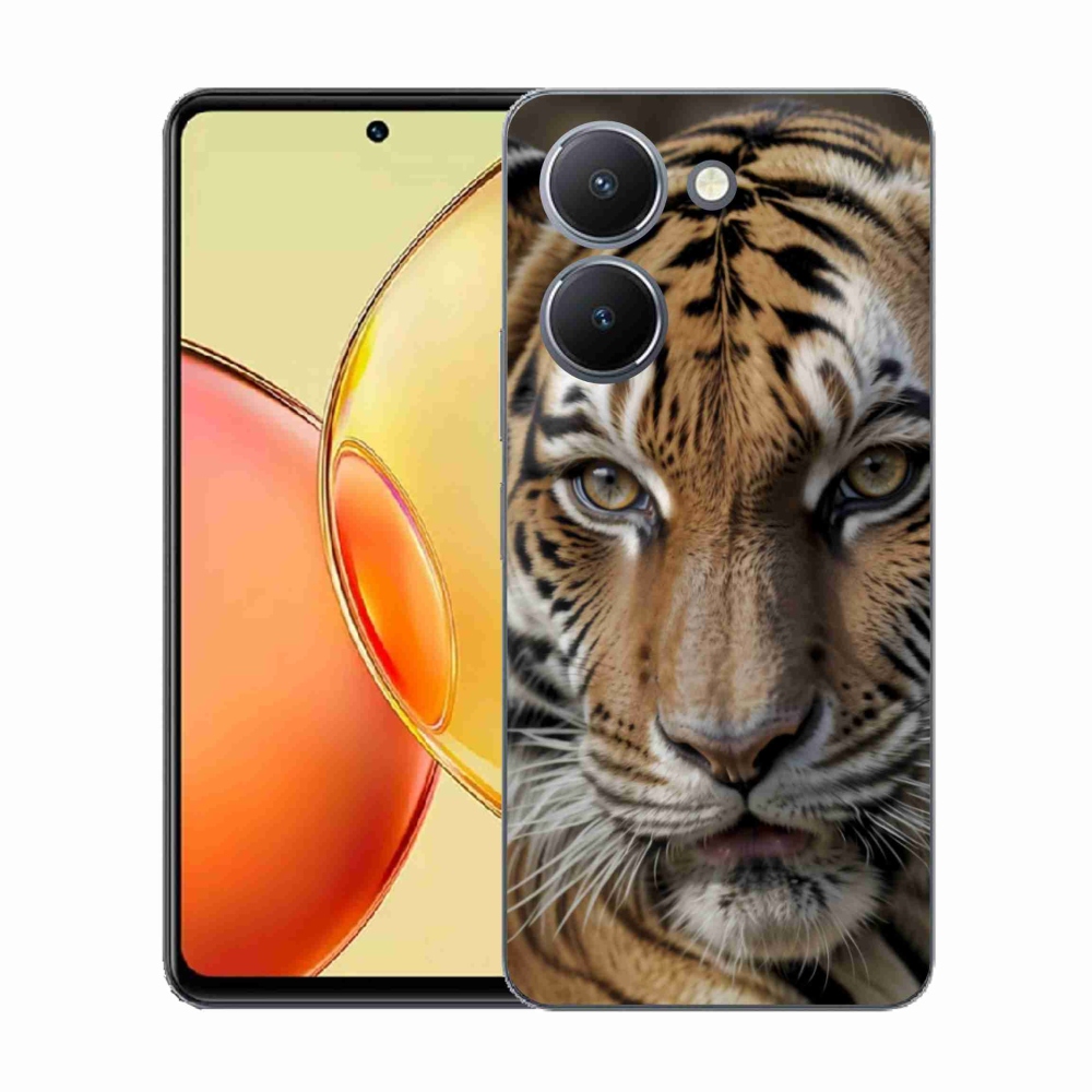 Gelový kryt mmCase na Vivo Y36 - tygří pohled