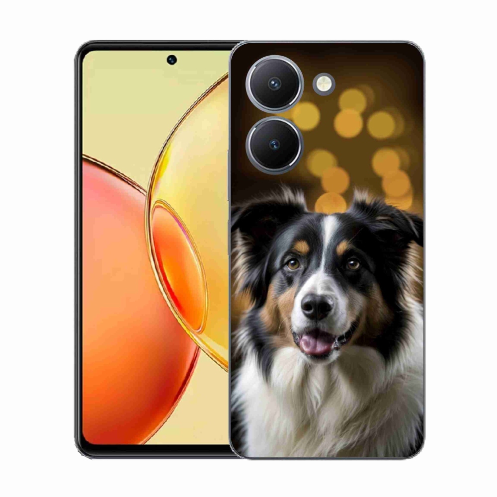 Gelový kryt mmCase na Vivo Y36 - usměvavý australský ovčák