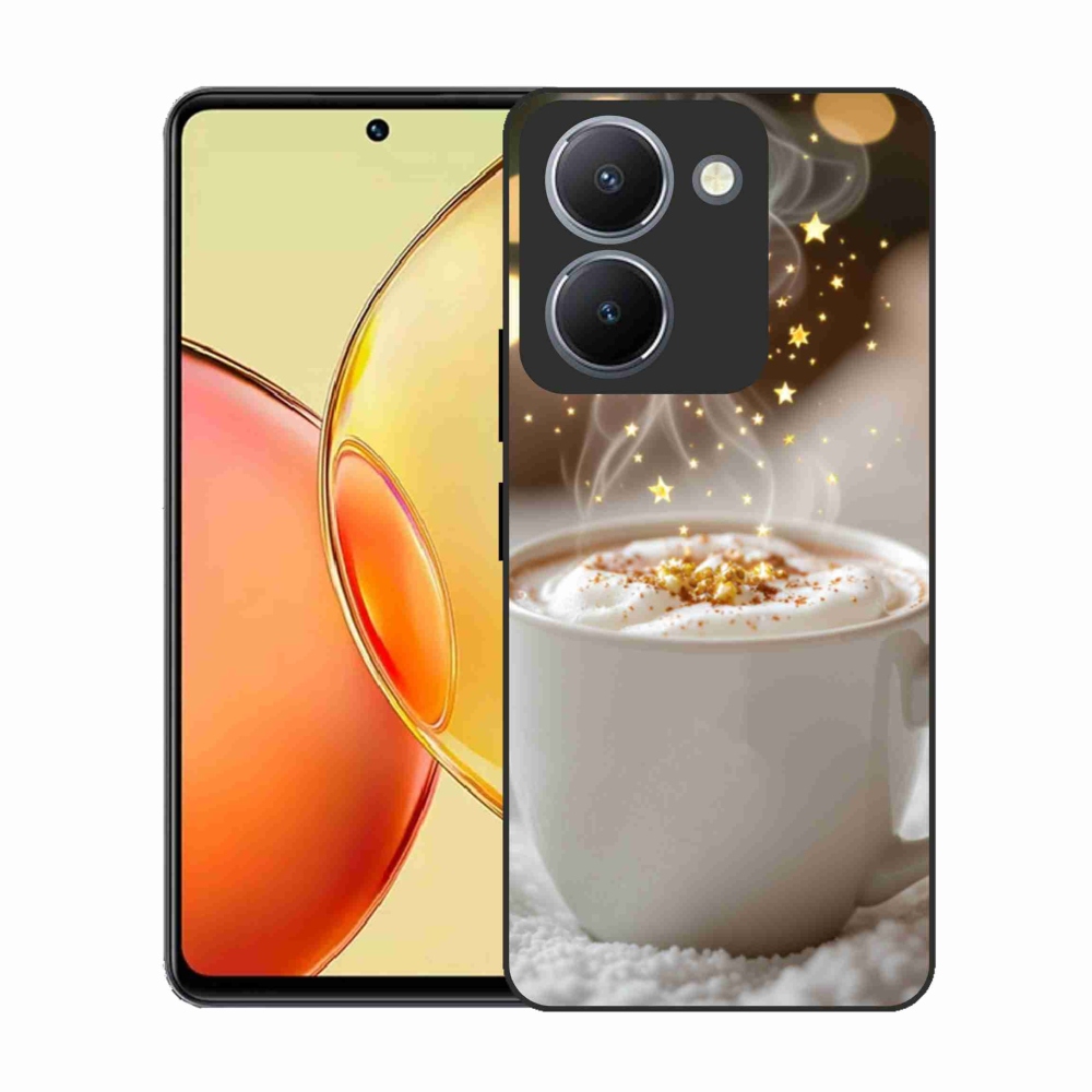 Gelový kryt mmCase na Vivo Y36 - vánoční horký nápoj