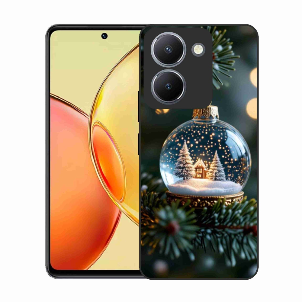 Gelový kryt mmCase na Vivo Y36 - vánoční koule 2