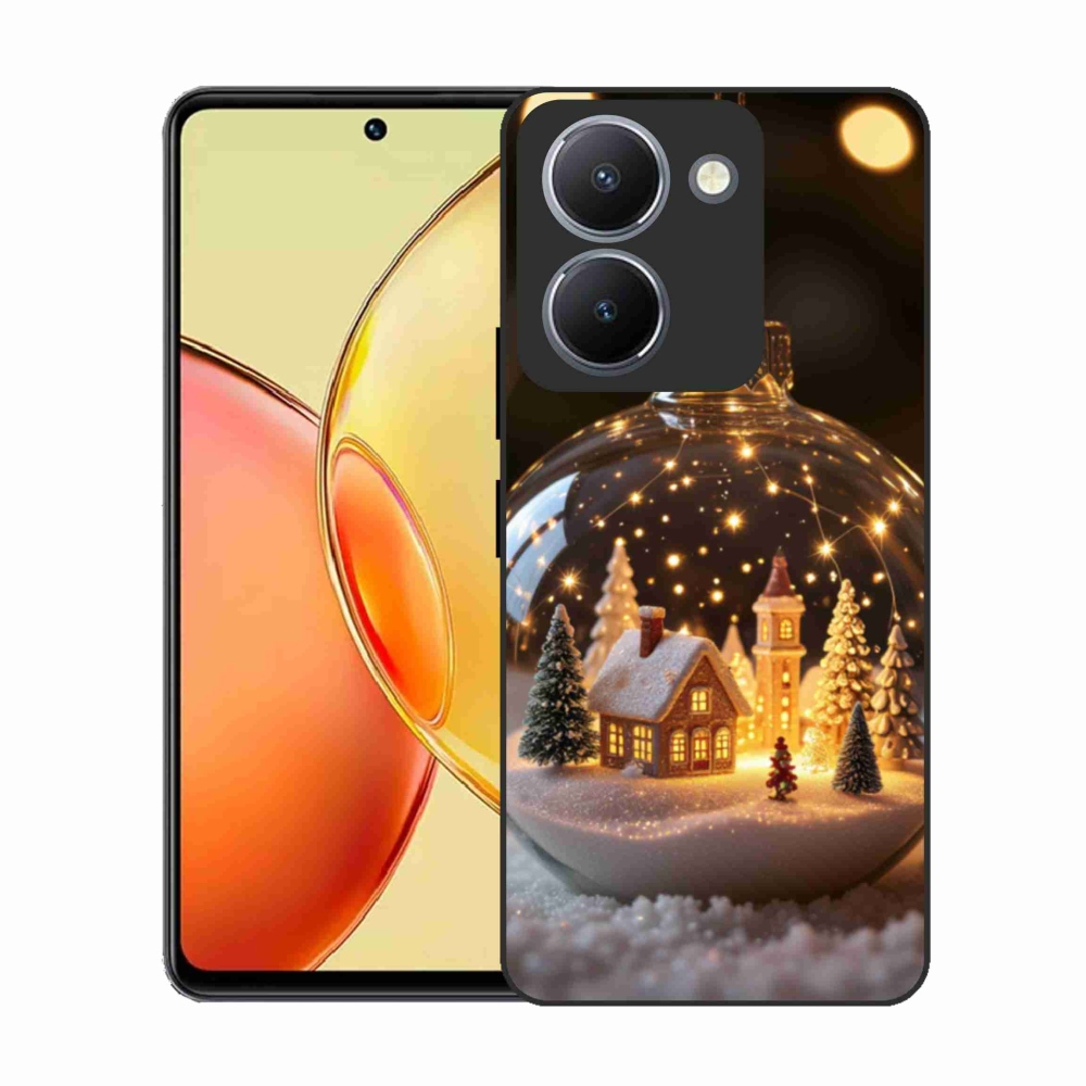 Gelový kryt mmCase na Vivo Y36 - vánoční koule 3