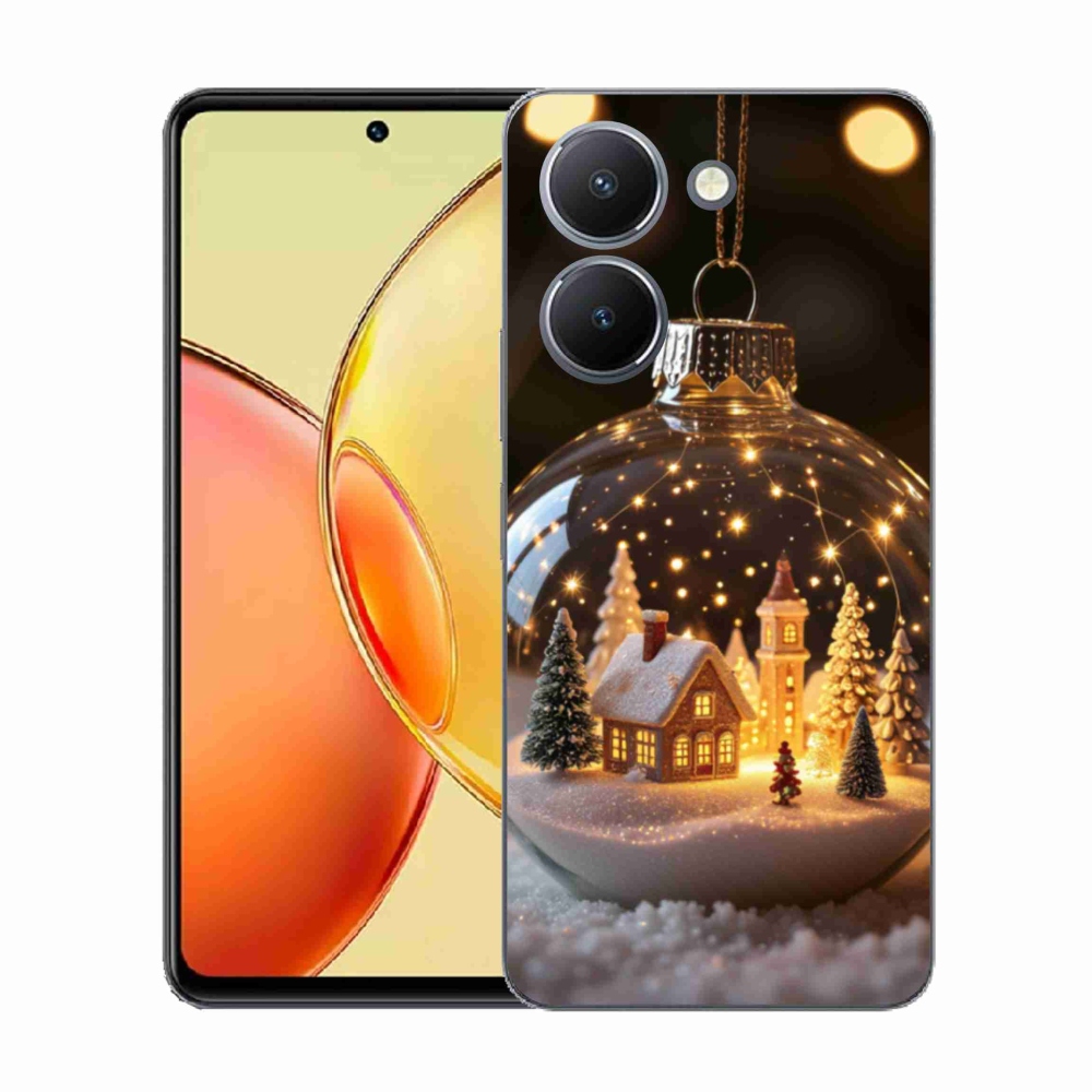 Gelový kryt mmCase na Vivo Y36 - vánoční koule 3