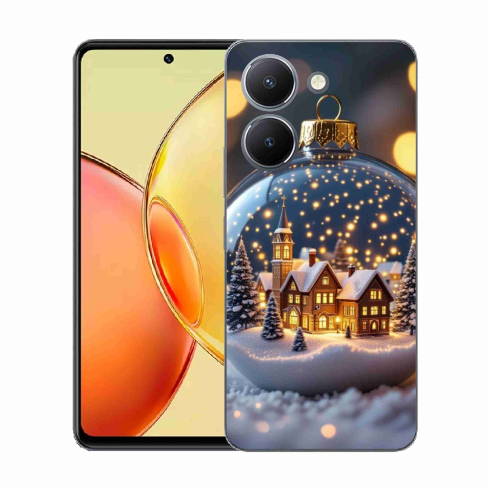 Gelový kryt mmCase na Vivo Y36 - vánoční koule 4