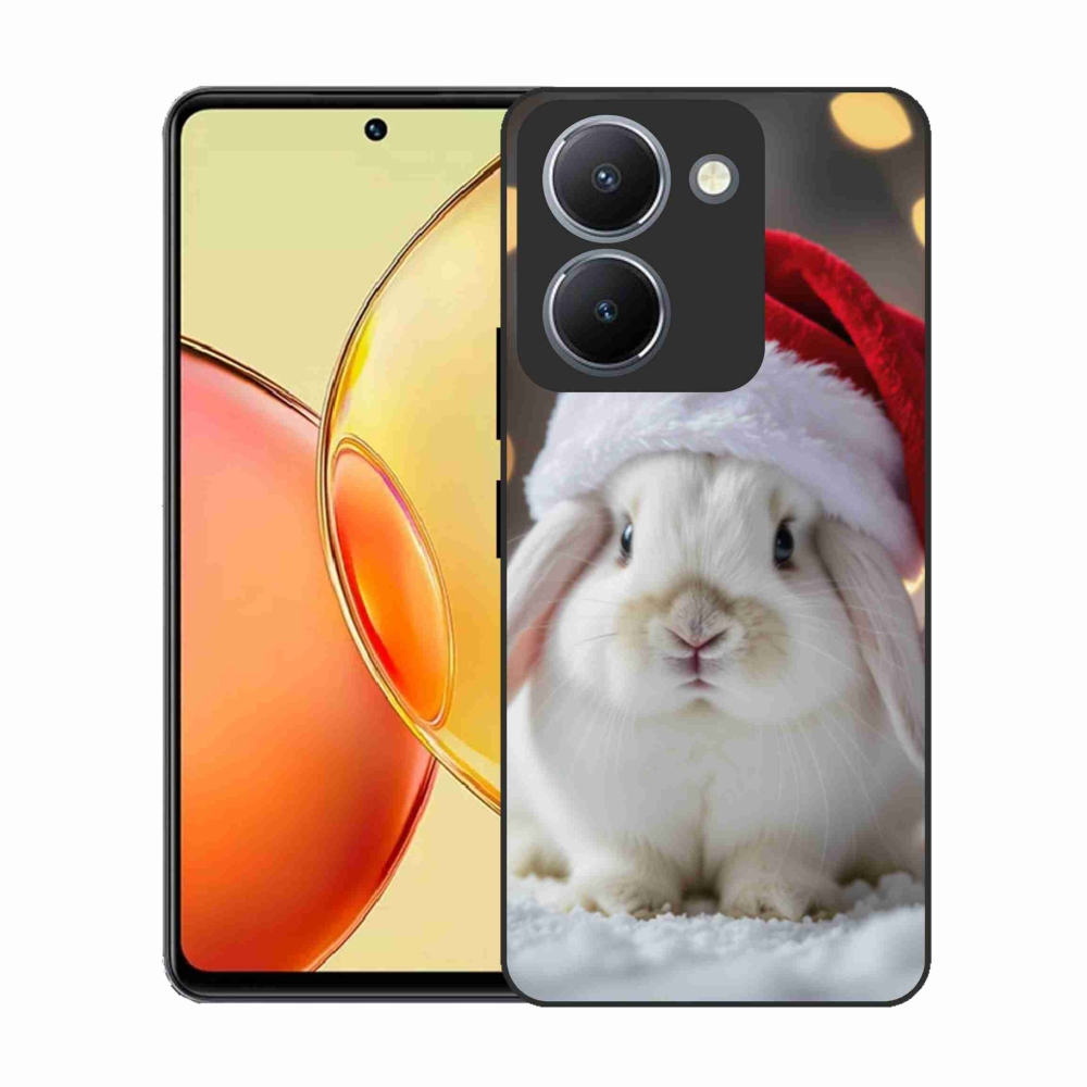Gelový kryt mmCase na Vivo Y36 - vánoční králík