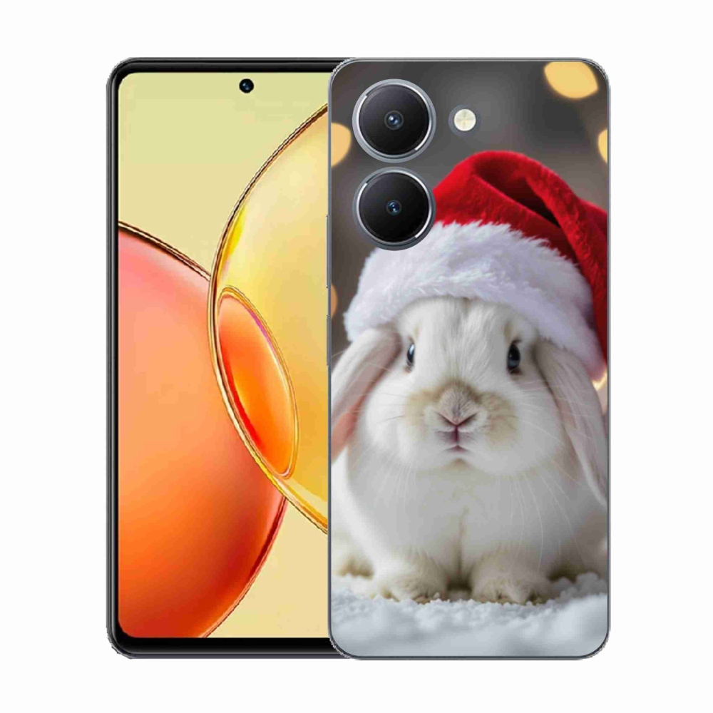 Gelový kryt mmCase na Vivo Y36 - vánoční králík