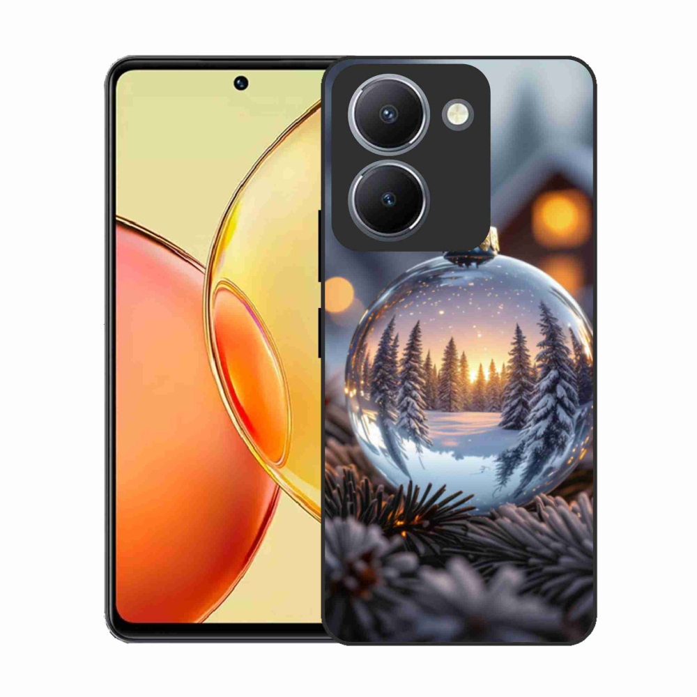 Gelový kryt mmCase na Vivo Y36 - vánoční ozdoba