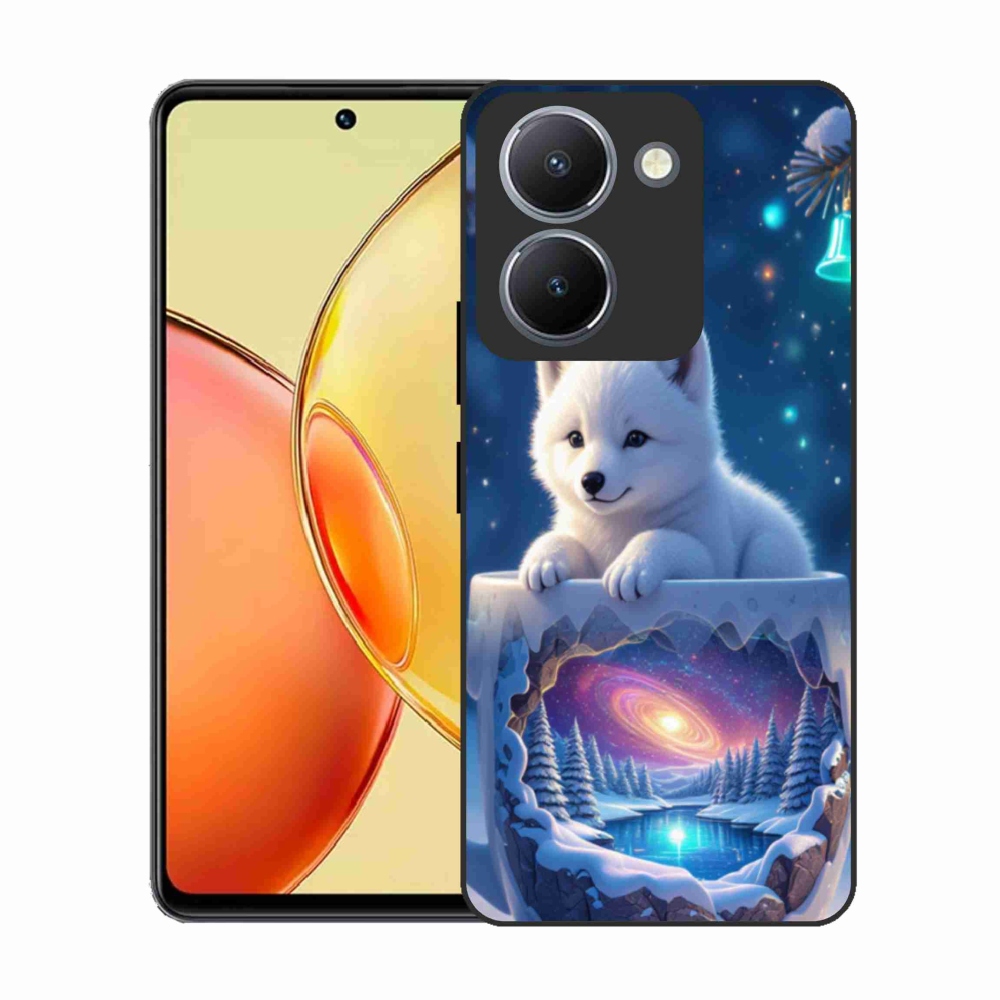 Gelový kryt mmCase na Vivo Y36 - vánoční štěně